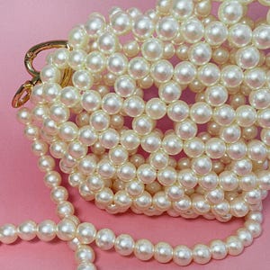 Heart-Shaped Pearl Beaded Bag – Romantic Mini Purse for Evening & Date Night, for Wedding, Prom, Valentine's Day gift, Elegant Shoulder Bag