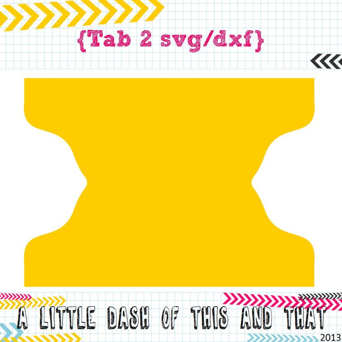 13 Tabs & Markers SVG DXF Cut Files - Etsy