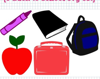 5 Back to School SVG DXF Set