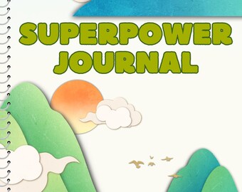 25 page Superpower Journal | Printable Executive Function & Growth Mindset Workbook | Neurodiversity-Friendly PDF for ADHD, Autism, SEL
