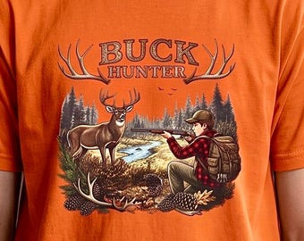 Camiseta juvenil de cazador de ciervos, camiseta gráfica de caza de ciervos para niños, regalo de cazador de venados de cola blanca para hijo, nieto, sobrino, regalo de cumpleaños o Navidad para niños