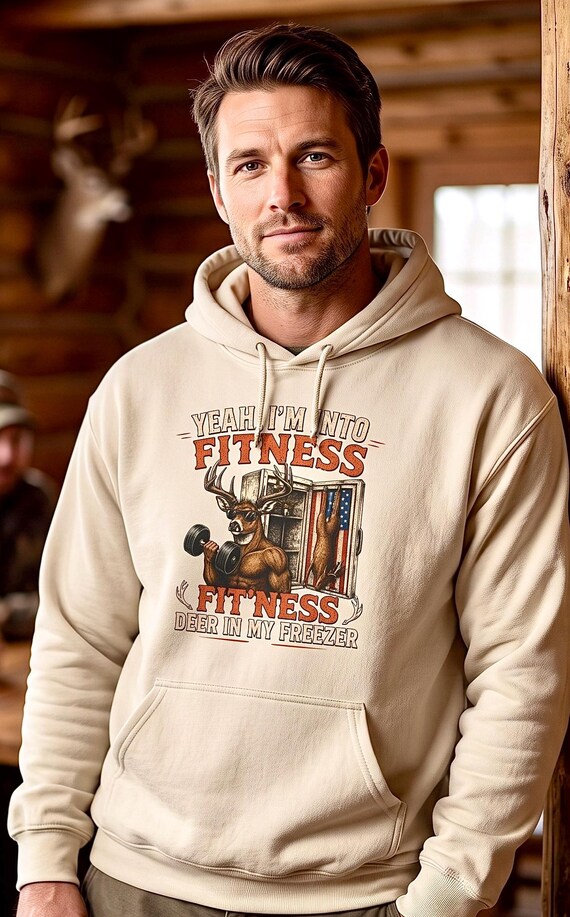 Funny Hunting Hoodie, Deer In My Freezer Sweatshirt additional view 4