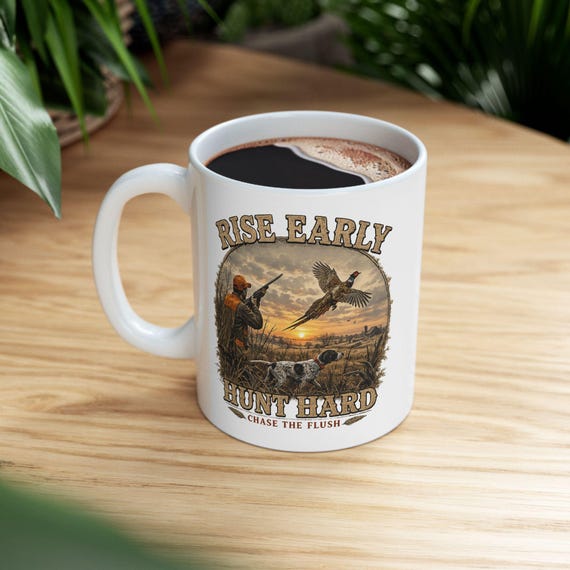 Rise Early Hunt Hard Mug additional view 4