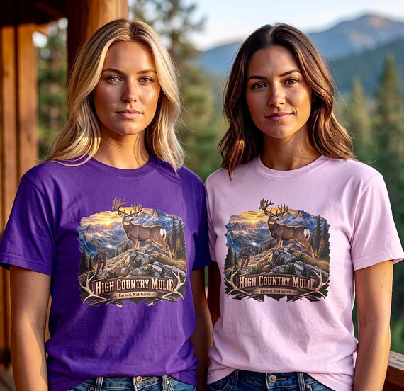 High Country Mulie Tee mule deer hunter backcountry additional view 9