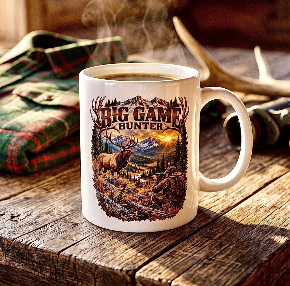 Elk Hunting Mug product photo