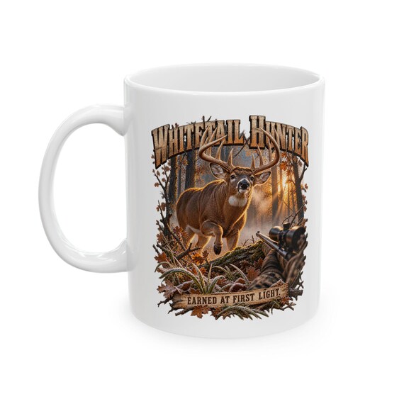 Whitetail Deer Hunter Earned At First Light Mug additional view 6
