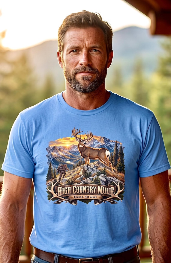 High Country Mulie Tee mule deer hunter backcountry additional view 6