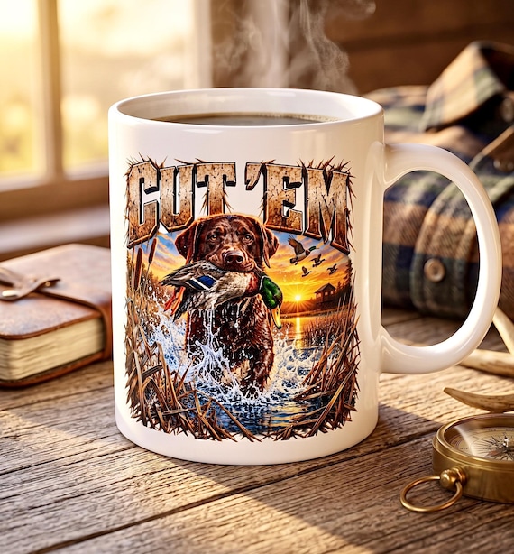 Cut Em Duck Hunting Mug product photo
