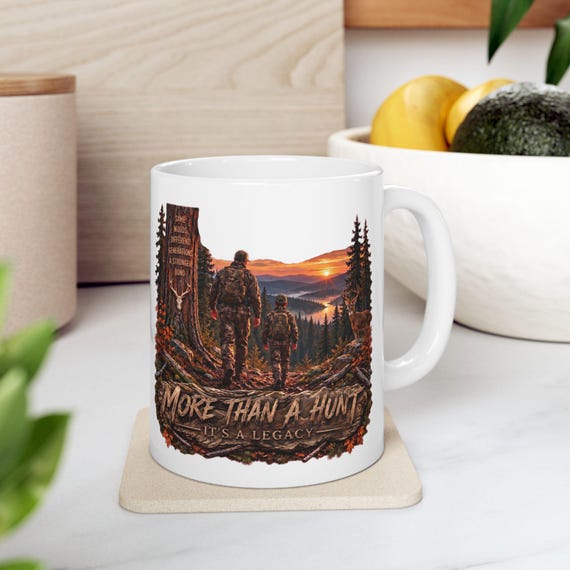 More Than A Hunt Legacy Mug father son hunting additional view 3