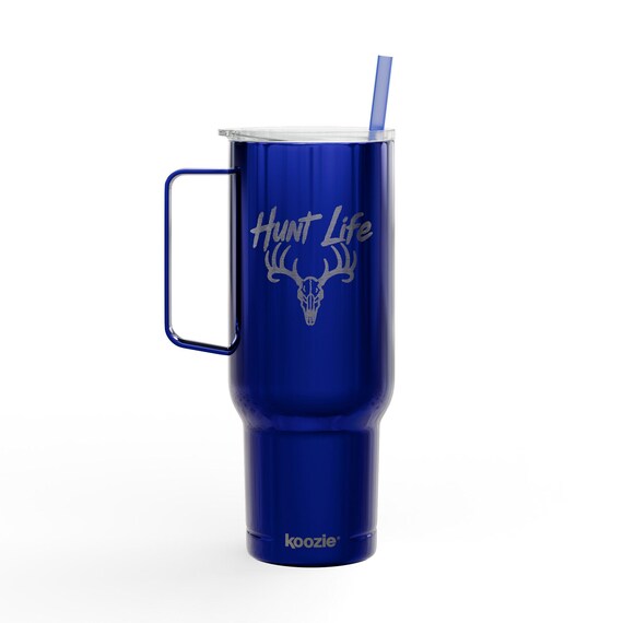 Whitetail Hunt Life Engraved Insulated Tumbler, 40oz Travel Mug additional view 10