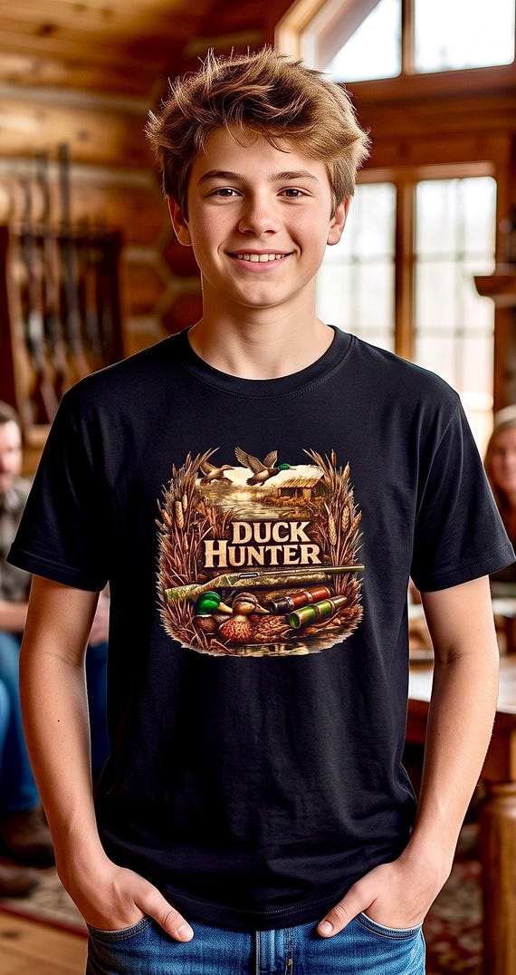 Duck Hunter Youth Shirt mallard waterfowl product photo