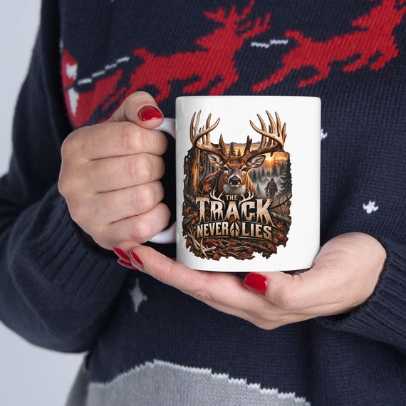 The Track Never Lies Bow Hunter Mug blood tracker additional view 8