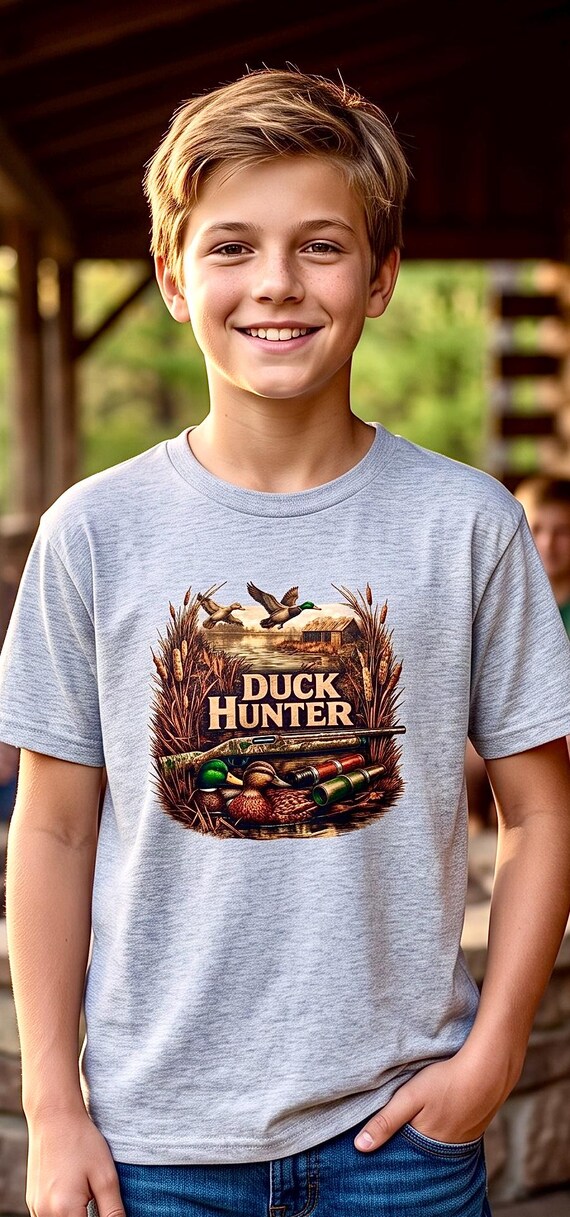 Duck Hunter Youth Shirt mallard waterfowl additional view 4