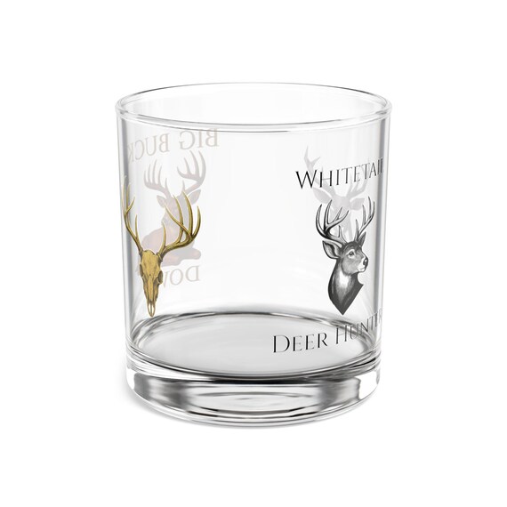 Whitetail Deer Whiskey Rocks Glass additional view 5