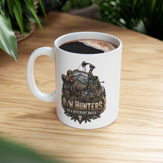 Bow Hunters Are A Different Breed Whitetail Deer Hunter Mug additional view 3