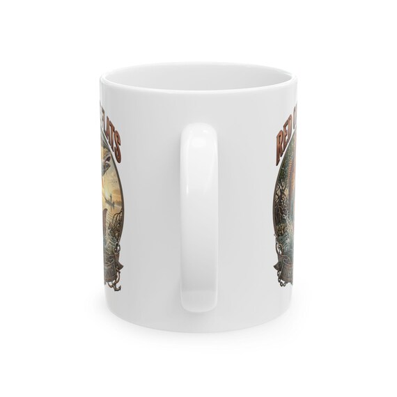 Redfish Red On The Flats Mug inshore saltwater angler coffee cup additional view 7