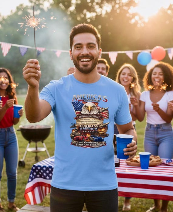 Bald Eagle Patriotic 250th TShirt, American Flag Graphic Tee additional view 9