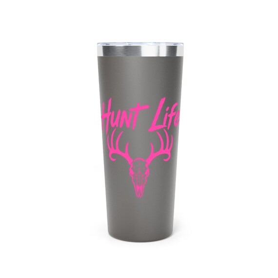 Whitetail Hunt Life Tumbler, Insulated Stainless Steel Travel Mug additional view 7