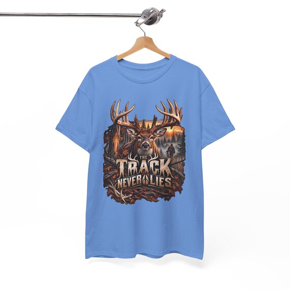 The Track Never Lies Whitetail Buck Hunter Tee blood tracker additional view 6