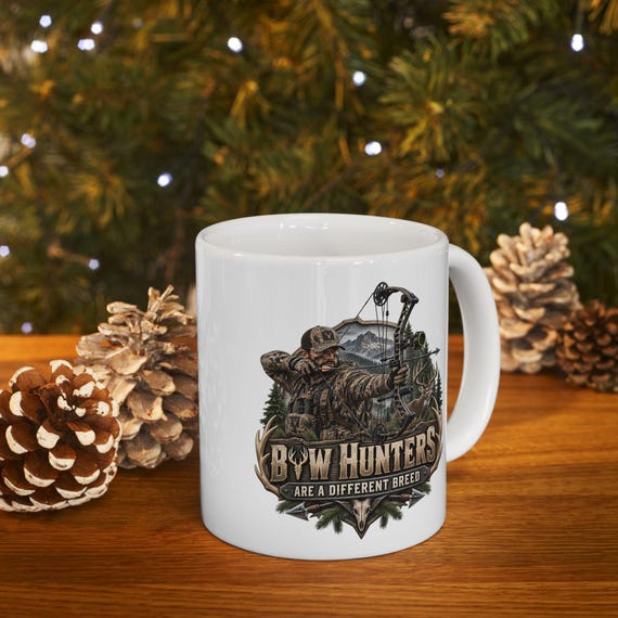 Bow Hunters Are A Different Breed Whitetail Deer Hunter Mug additional view 8
