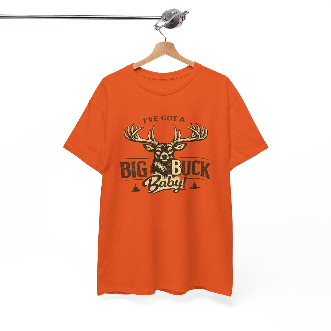 I've Got A Big Buck Baby T-Shirt, Funny Deer Hunting Graphic Tee product photo