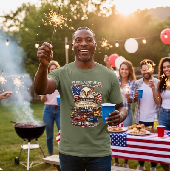 Bald Eagle Patriotic 250th TShirt, American Flag Graphic Tee additional view 8