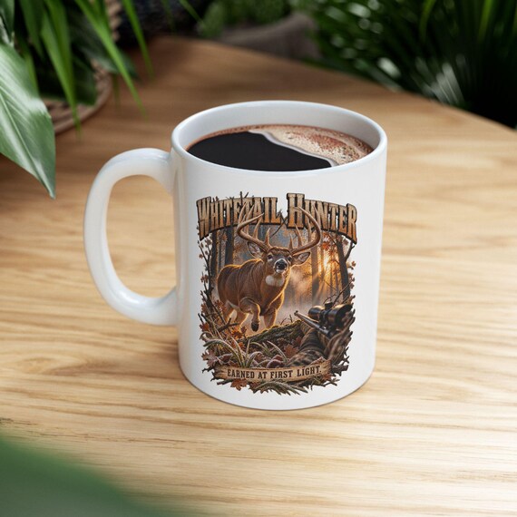 Whitetail Deer Hunter Earned At First Light Mug additional view 4