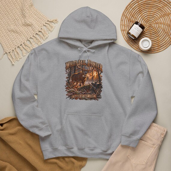 Whitetail Deer Hunter Earned At First Light Hoodie additional view 8