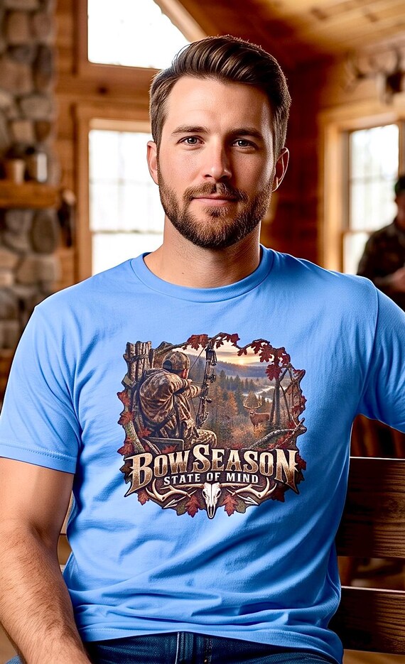 Bow Season State of Mind Tee whitetail deer bow hunter additional view 6