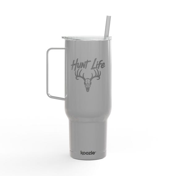 Whitetail Hunt Life Engraved Insulated Tumbler, 40oz Travel Mug additional view 9