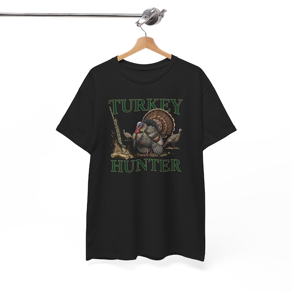Turkey Hunter Shirt, Vintage Wild Turkey Graphic Tee additional view 10