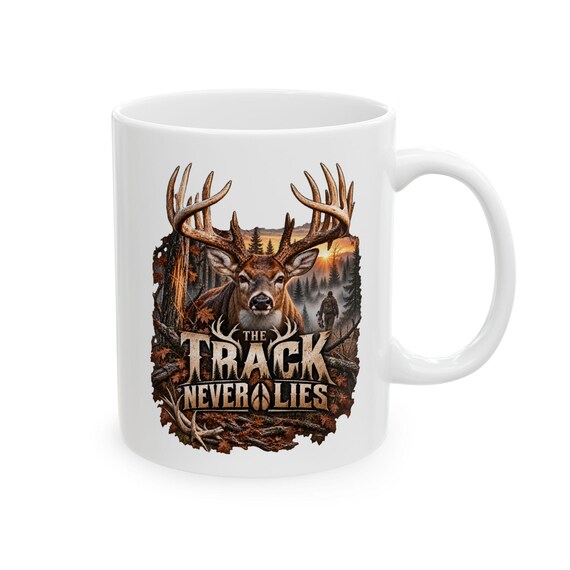The Track Never Lies Bow Hunter Mug blood tracker additional view 5