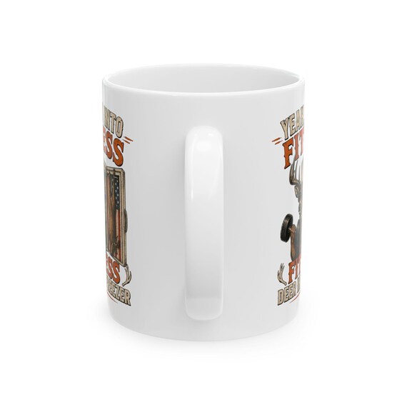 Funny Hunting Mug, Deer In My Freezer Coffee Cup additional view 10