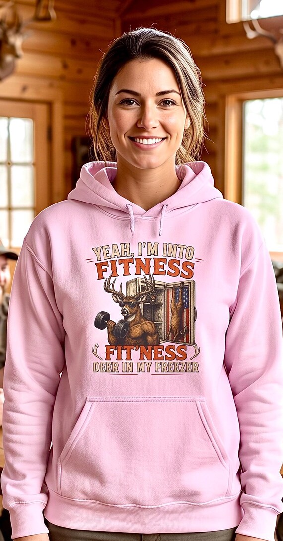 Funny Hunting Hoodie, Deer In My Freezer Sweatshirt additional view 7