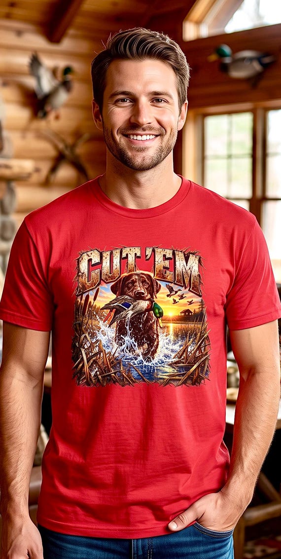 Cut Em Duck Hunting Shirt additional view 3