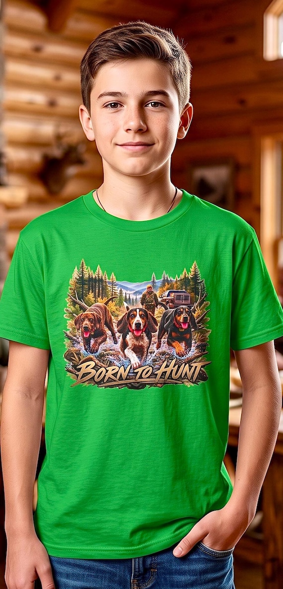 Born to Hunt Youth Shirt additional view 6