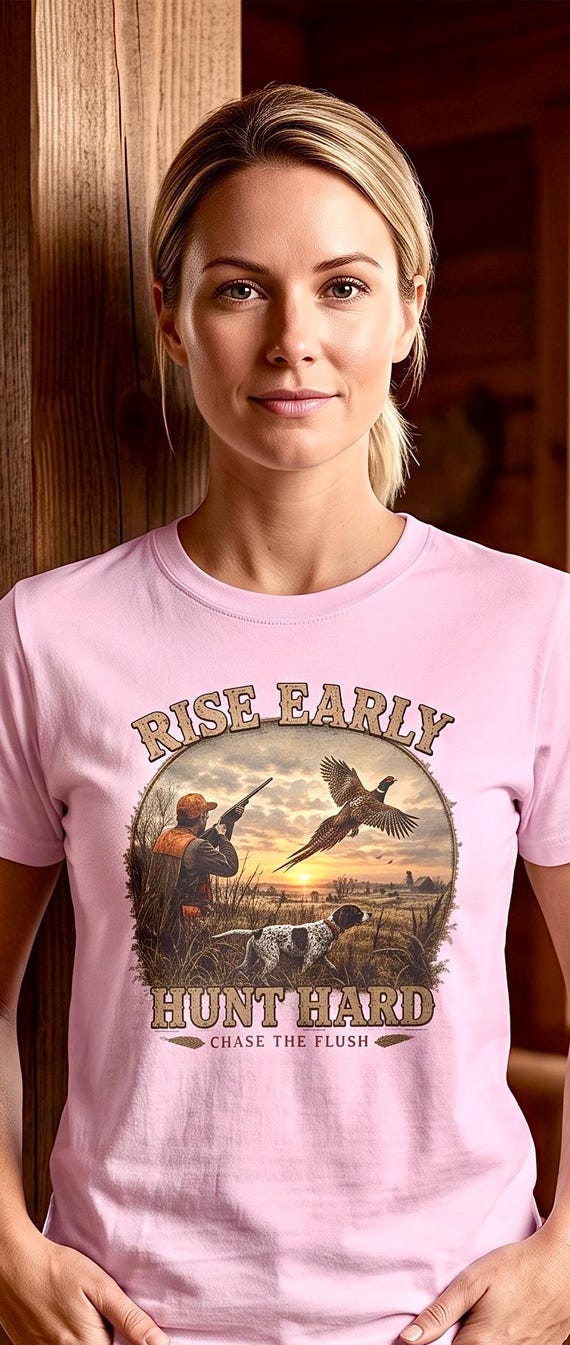 Pheasant Hunting Shirt for Men, Upland Bird Hunter Gift additional view 5