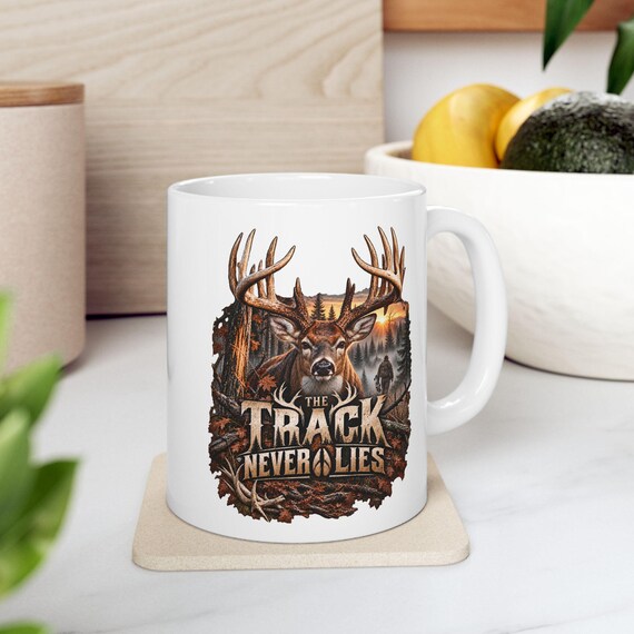 The Track Never Lies Bow Hunter Mug blood tracker additional view 3