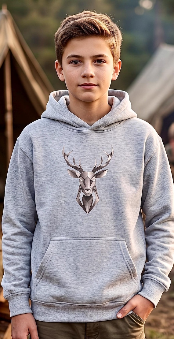 Whitetail Deer Youth Hoodie additional view 6