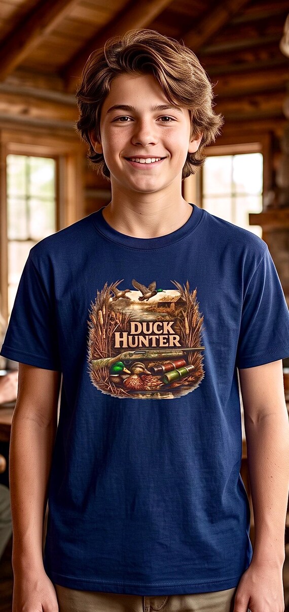 Duck Hunter Youth Shirt mallard waterfowl additional view 7