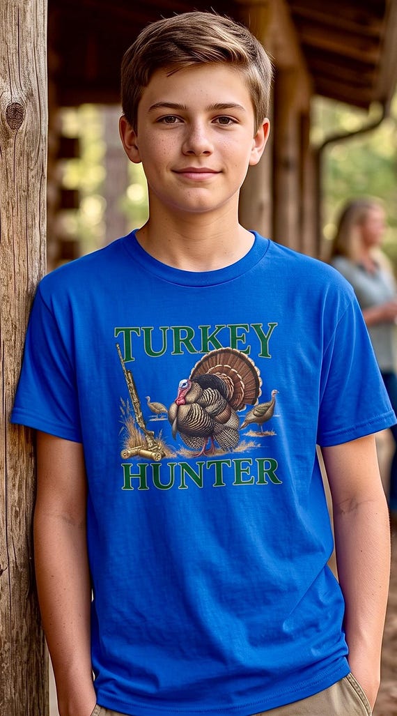 Turkey Hunter Youth Shirt spring gobbler additional view 7