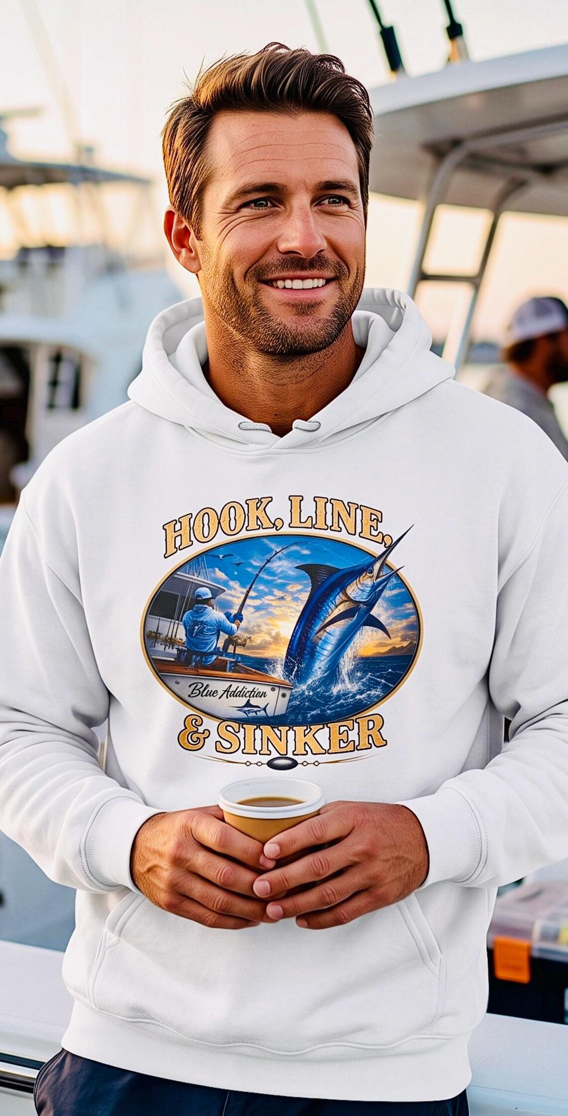 Marlin Fishing Hoodie product photo