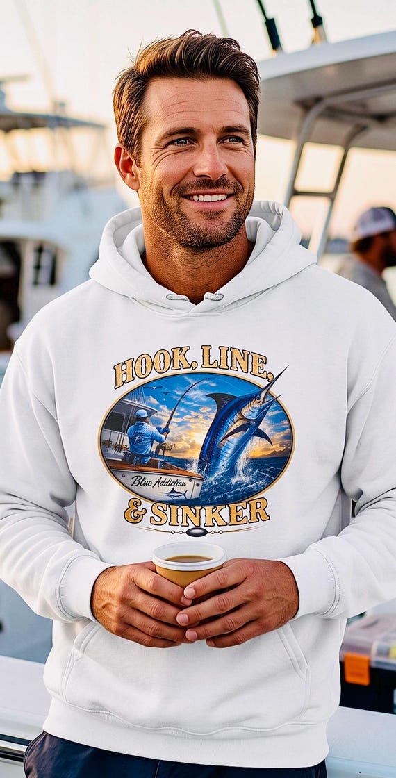 Marlin Fishing Hoodie product photo