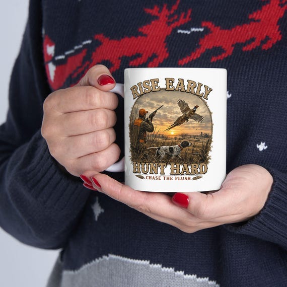 Rise Early Hunt Hard Mug additional view 6