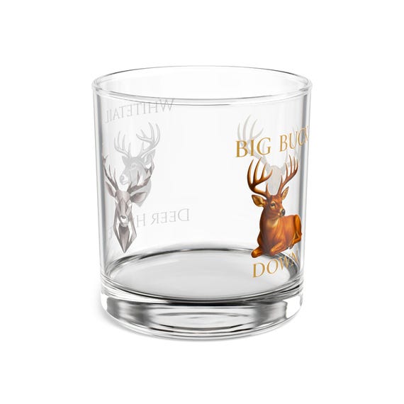 Whitetail Deer Whiskey Rocks Glass additional view 7