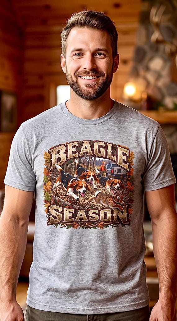 Beagle Season Shirt rabbit hunter beagle dog additional view 3