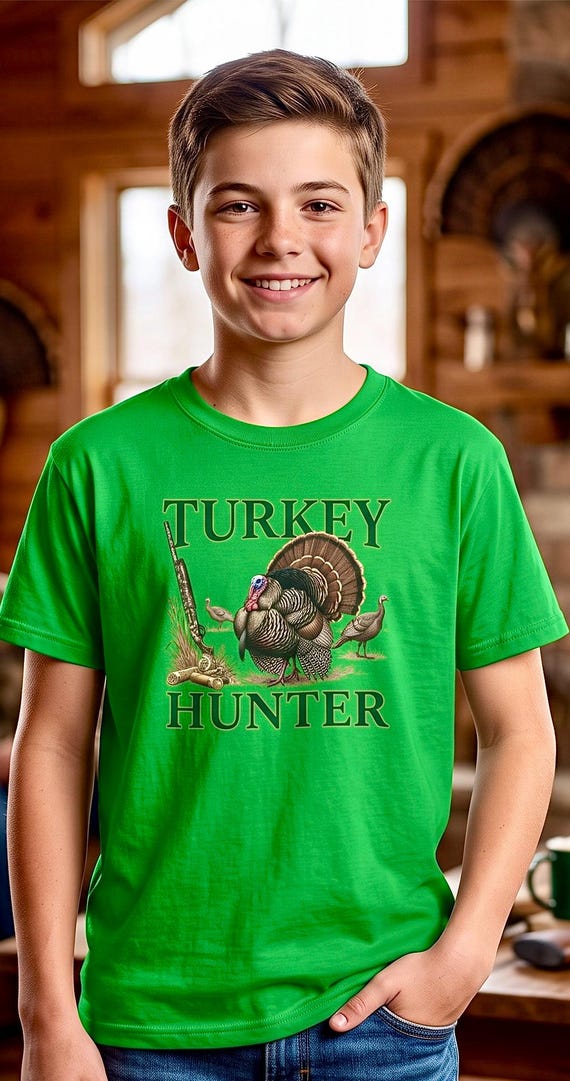 Turkey Hunter Youth Shirt spring gobbler additional view 6
