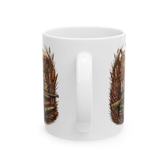 Mallard Duck Hunter Mug, Waterfowl Hunting Coffee Cup additional view 10