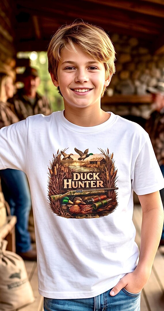 Duck Hunter Youth Shirt mallard waterfowl additional view 3