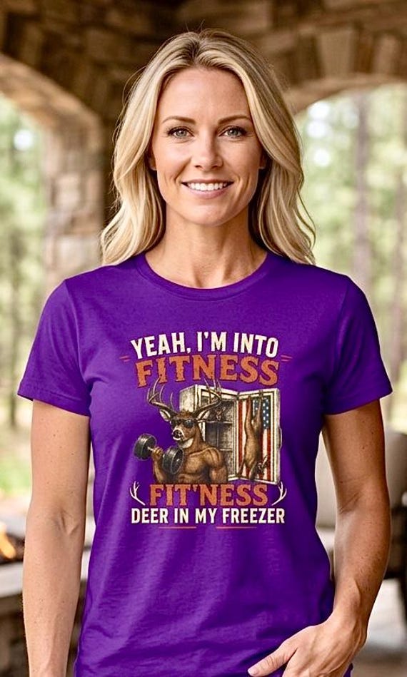 Whitetail Fitness Deer In My Freezer Shirt, Funny Deer Hunting Tee additional view 7